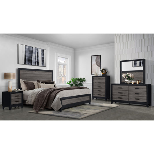Soluto - Nightstand - Black / Gray