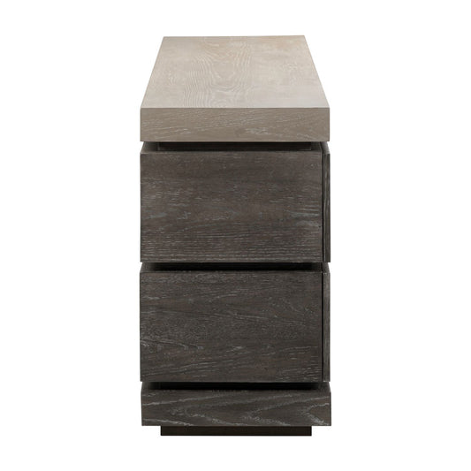 Piedmont - 84'' TV Console - Charcoal / Ash