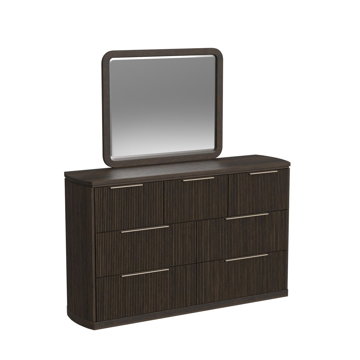 Sylvie - Mirror - Dark Brown