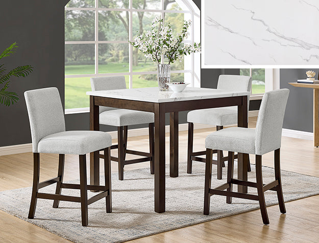 Lennon 5-PK Counter HT Set-Brown