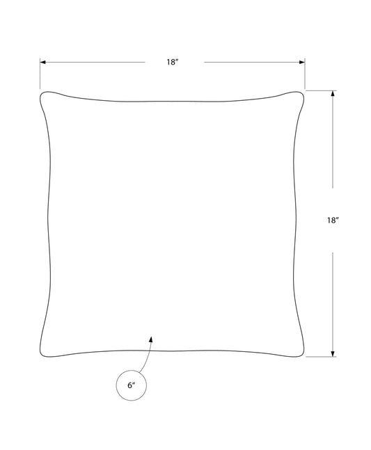 Square Pillows, Insert Included, Decorative Throw, Hypoallergenic