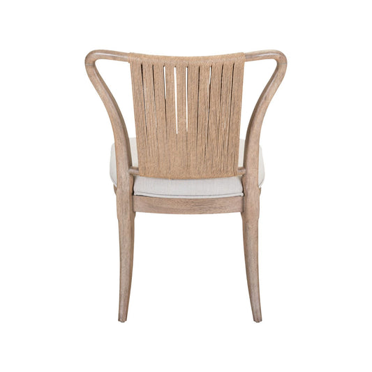 Sheridan Pointe - Shaped Corded Back Side Chair - Vintage Natural