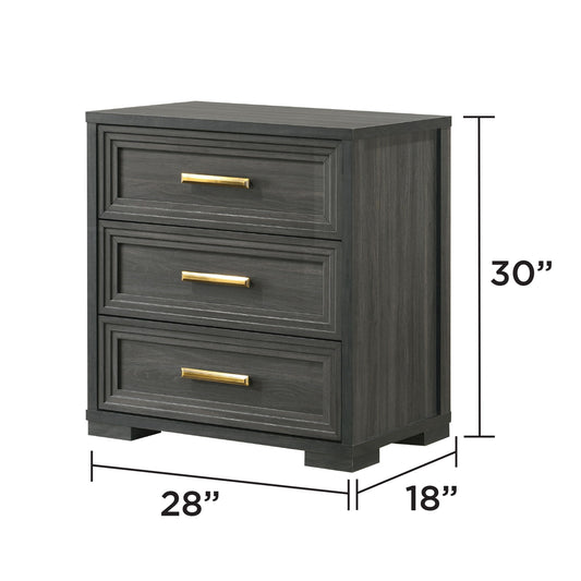 Colorado - Nightstand, Bedside Storage With Smooth Gliding Drawers