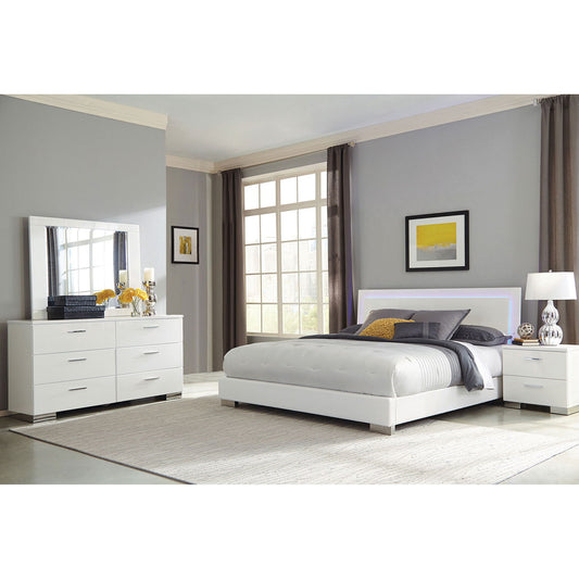 Dulcey - Bedroom Set With LED Lighting
