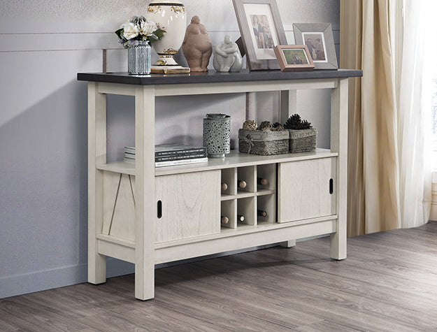 Maribelle Server Chalk Warm Grey