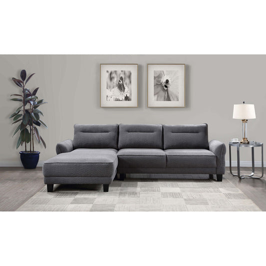 Verona - Loose Back Sectional Sofa - Gray