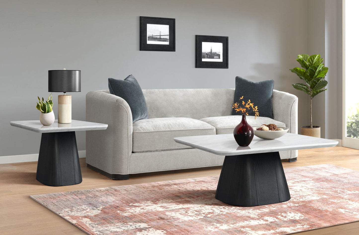 Edison - End Table Base - Black