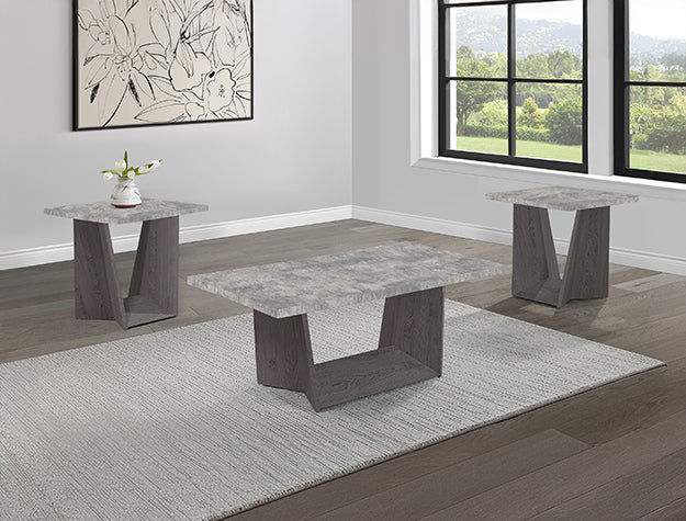 Adea 3pk Cktl Set Faux Concrete