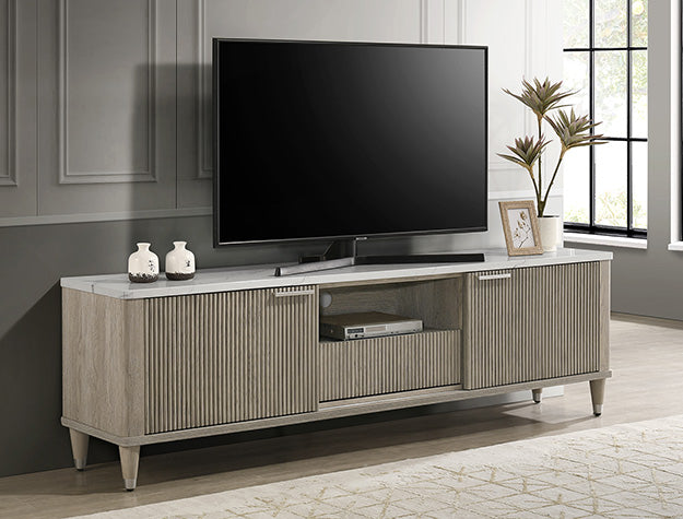 Britany TV Stand Drift Wood Color
