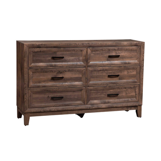 Ridgecrest - 6 Drawer Dresser - Cobblestone