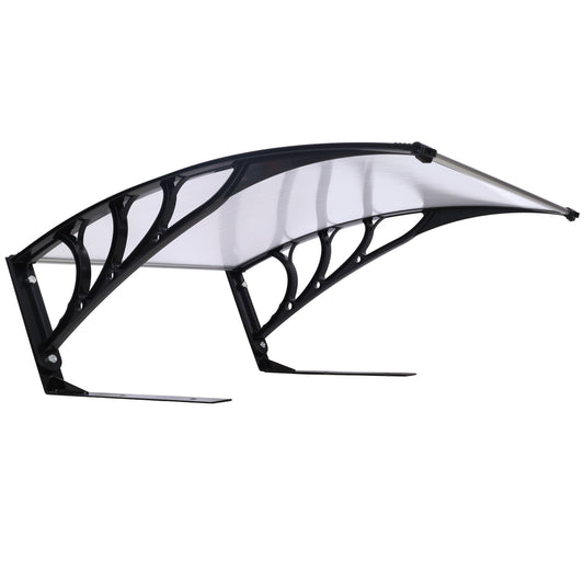 Weather Resistant Polycarbonate Canopy Outdoor Shade Cover For Robotic Lawn Mowers - Black