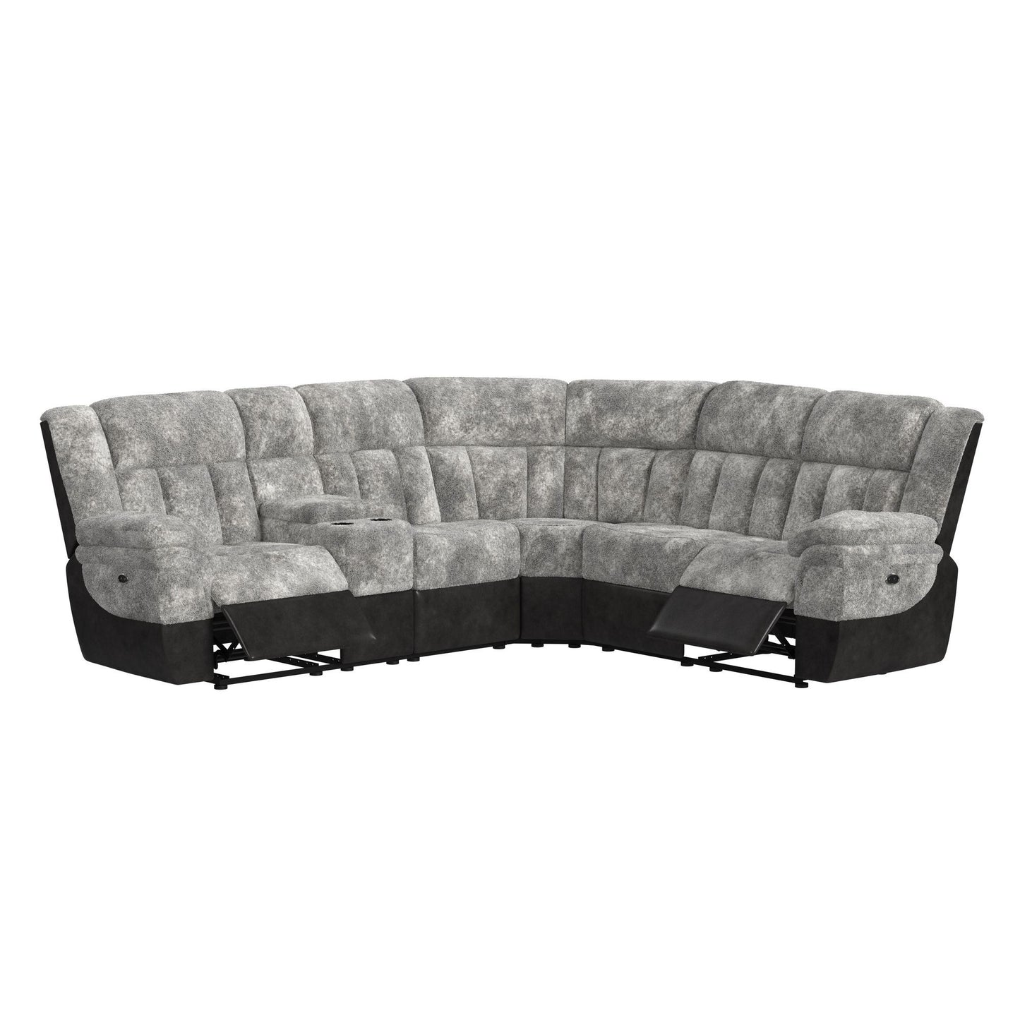 Santorini - LHF Power Motion Recliner - Dillon / Shire Steel