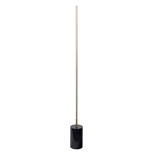 Prism - LED Floor Lamp With On / Off Switch Base - Gold / Marble