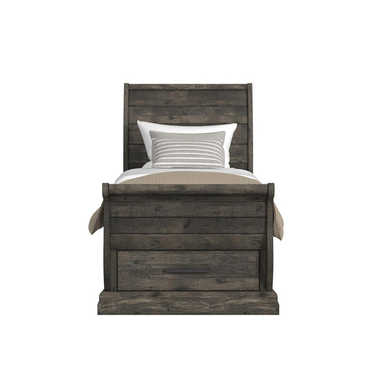 Park Ridge - Twin / Full Rails For Sleigh Storage Bed - Charcoal