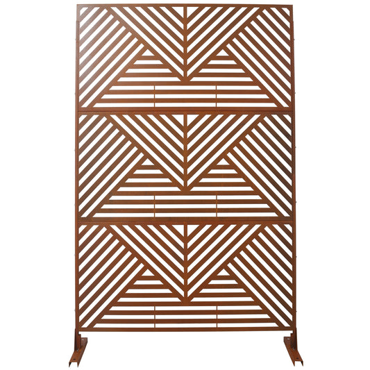 Freestanding Outdoor & Indoor Freestanding Metal Privacy Screen