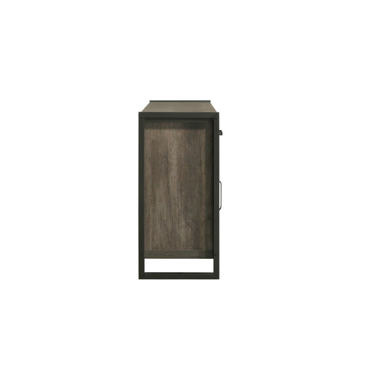 Fireplace TV Consoles - 686 78" Console With Fire FTS - Brown