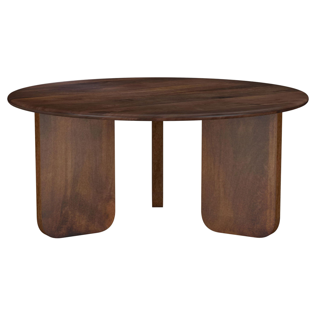 Columbo - 3 Piece Coffee And End Table Set With Round Tops - Brown