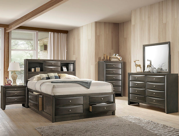 Emily Storage Bedroom Grey