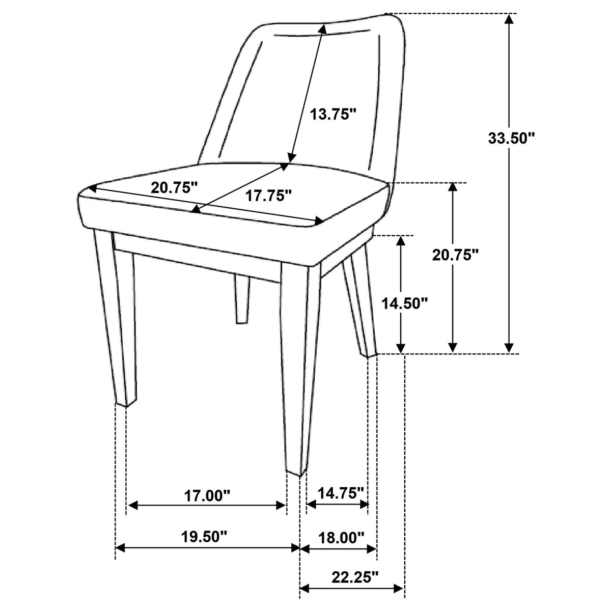 Bryant - Upholstered Dining Side Chair (Set of 2) - Light Tan