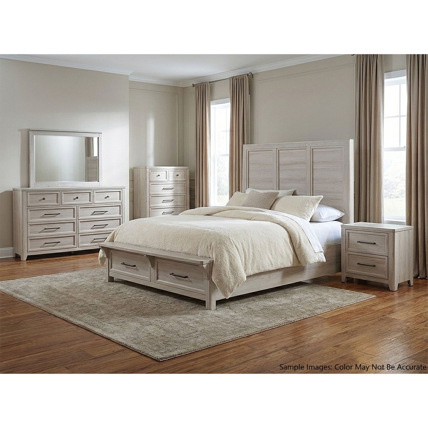 Rainier - King Headboard - Off-White