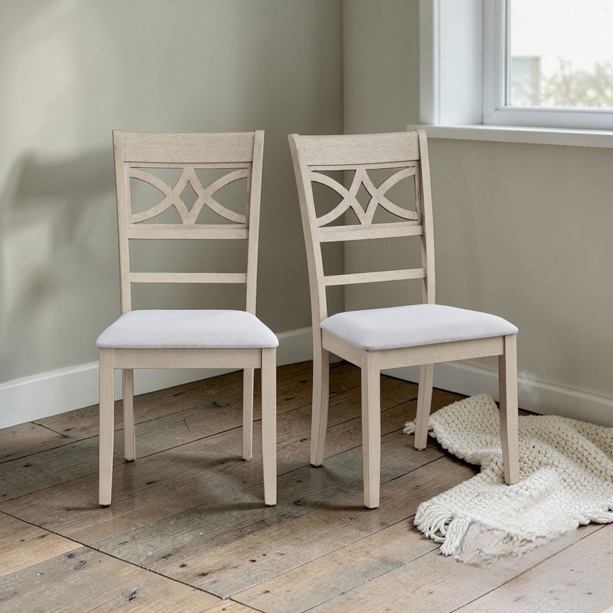 Ferris - Side Chair (Set of 2) - Antique White