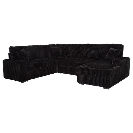Thurston - Storage Sectional Sofa With Pop Up Bed