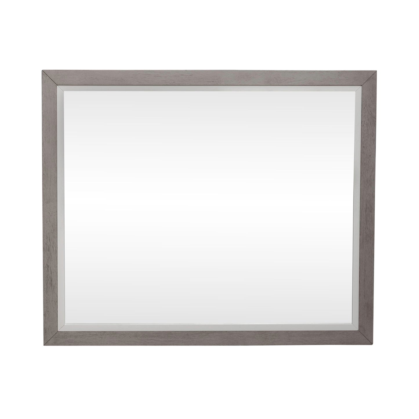 Palmetto Heights - Landscape Mirror - Shell White & Driftwood