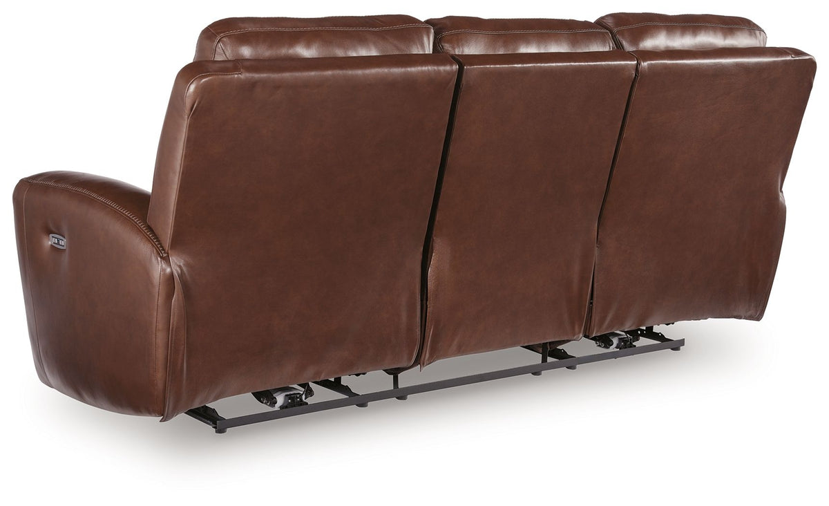 Bexhurst - 2 Pc. - Power Reclining Sofa And Loveseat - Mahogany