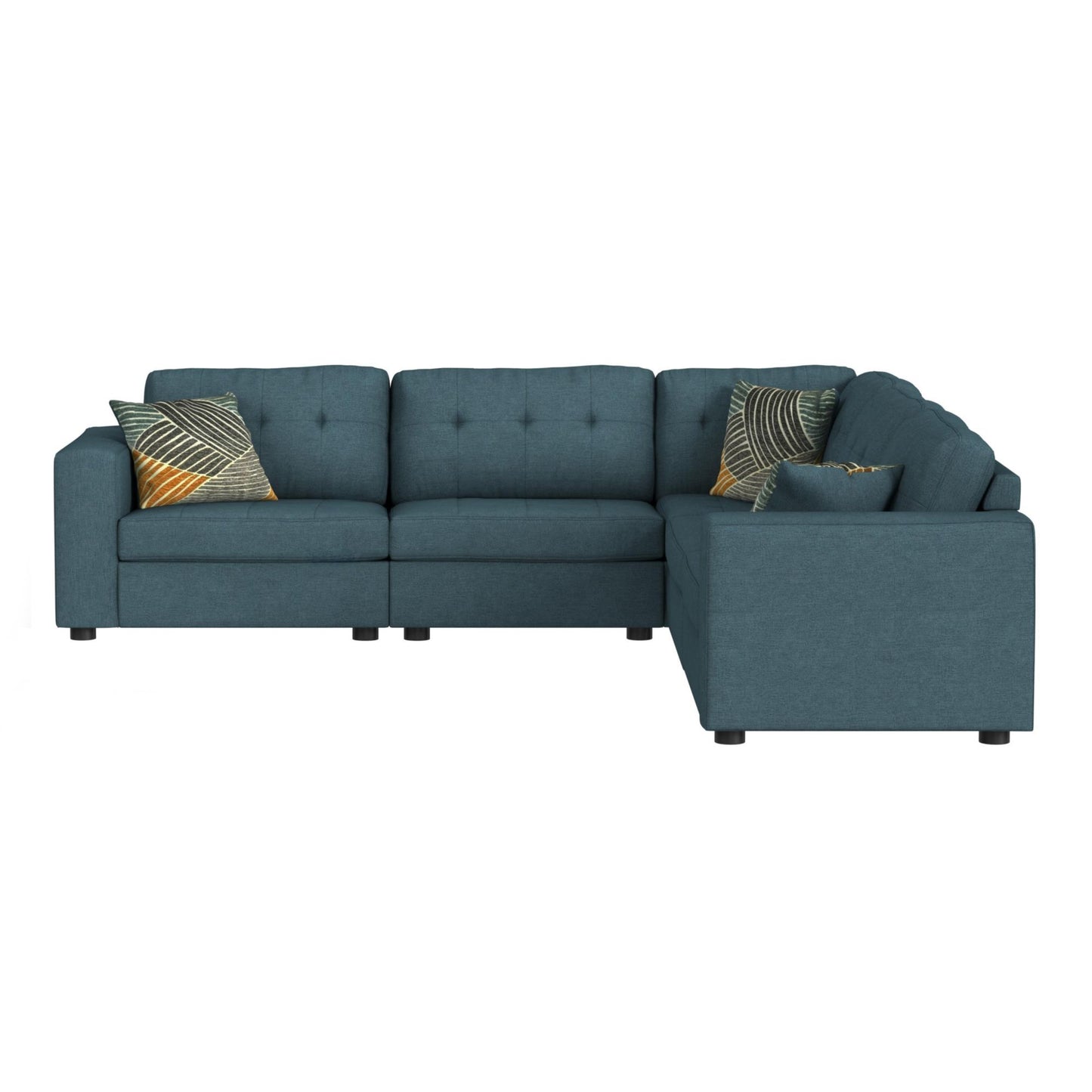 Options One - RHF Chair With 1 Pillow - Teal
