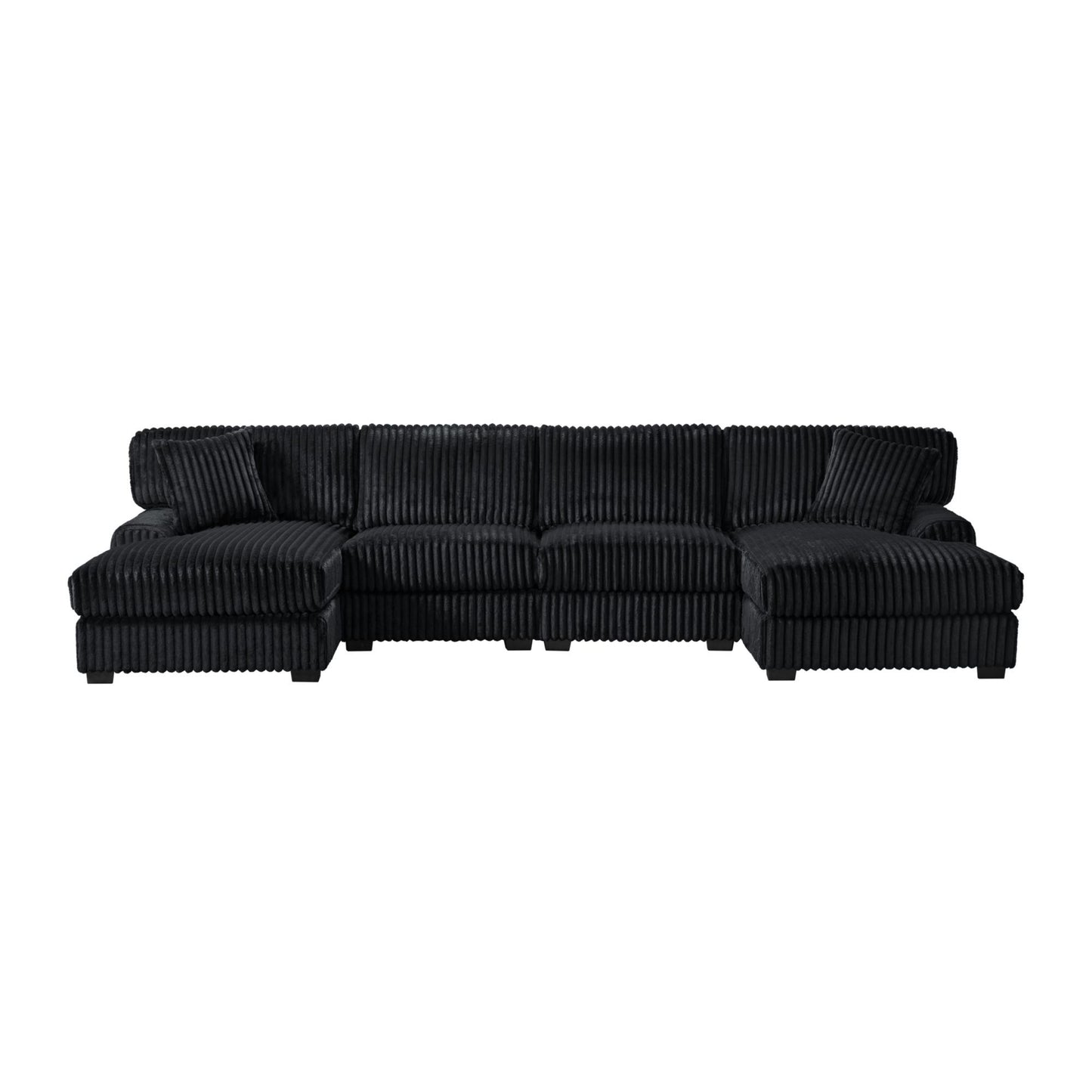 Nightfall - Armless Chair - Grand Cord Black