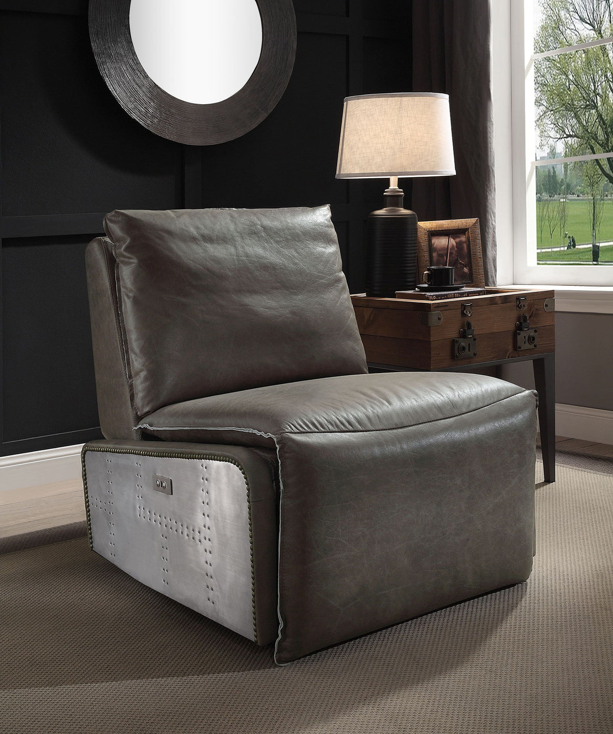 Metier - Power Motion Recliner - Gray