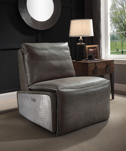 Metier - Power Motion Recliner - Gray