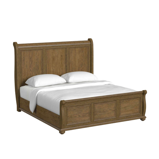 Heritage & Home - Queen/King Rails - Oak Brown