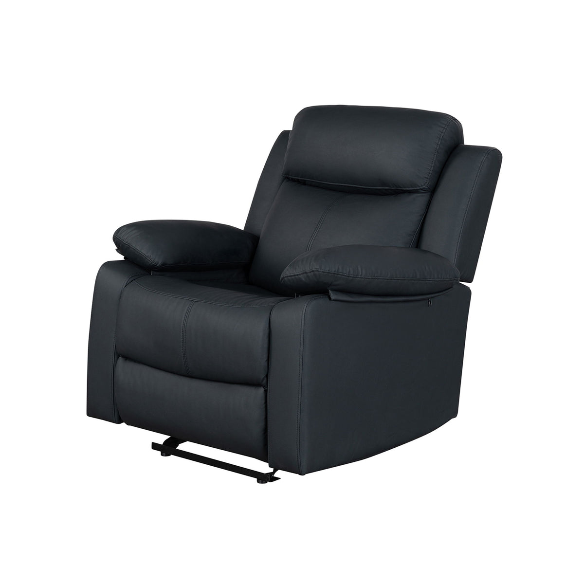Blanche - Glider Recliner With LED, Pillow Top Arms