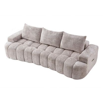 Extra Large Curved Front Compressed Sectional Sofa