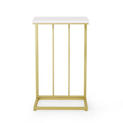 Modern Glam C - Shape End Table