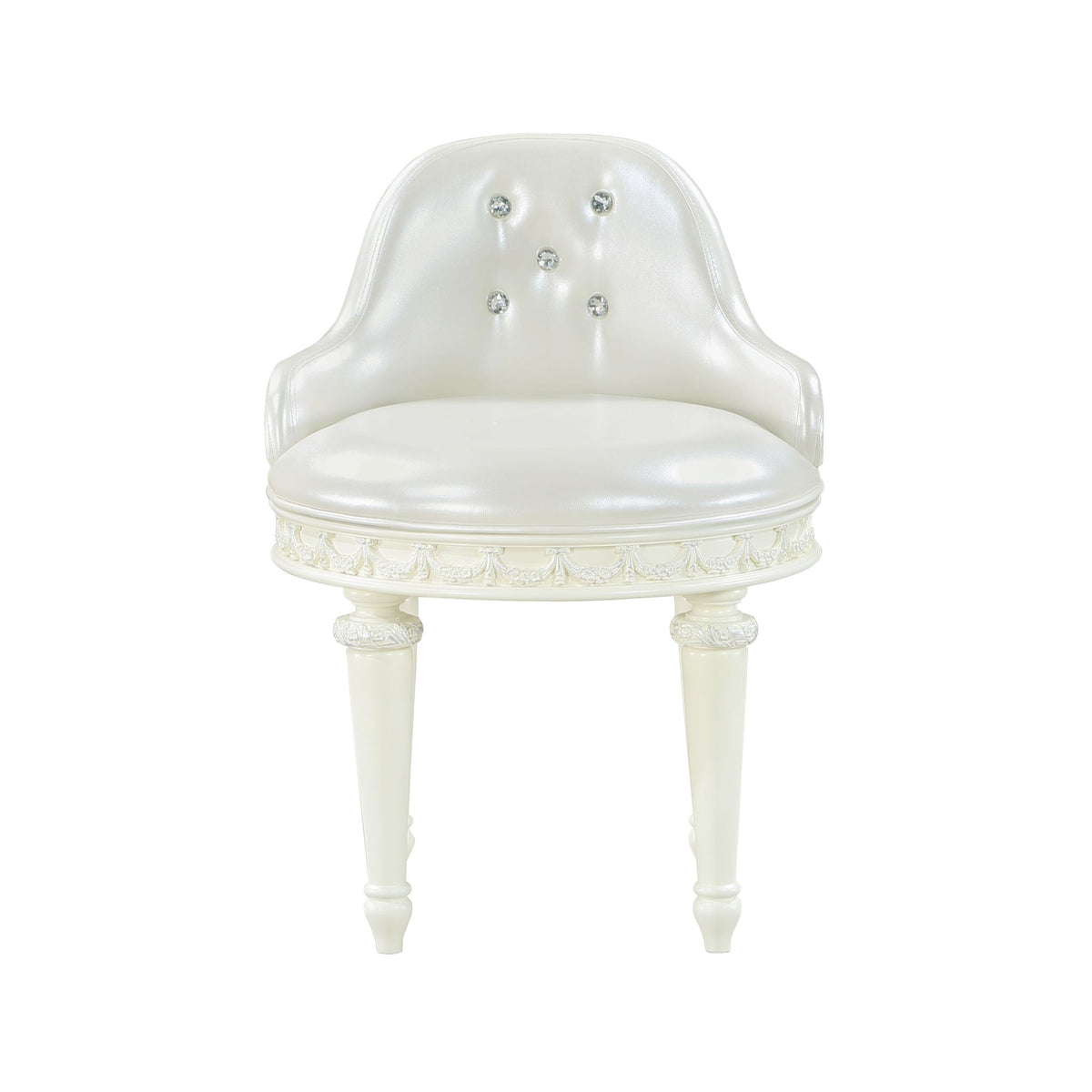 Dorothy - Vanity Chair With Swivel Chair Only - Ivory