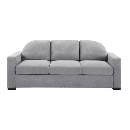 Modern 3 Seater Sofa With Curved Backrest