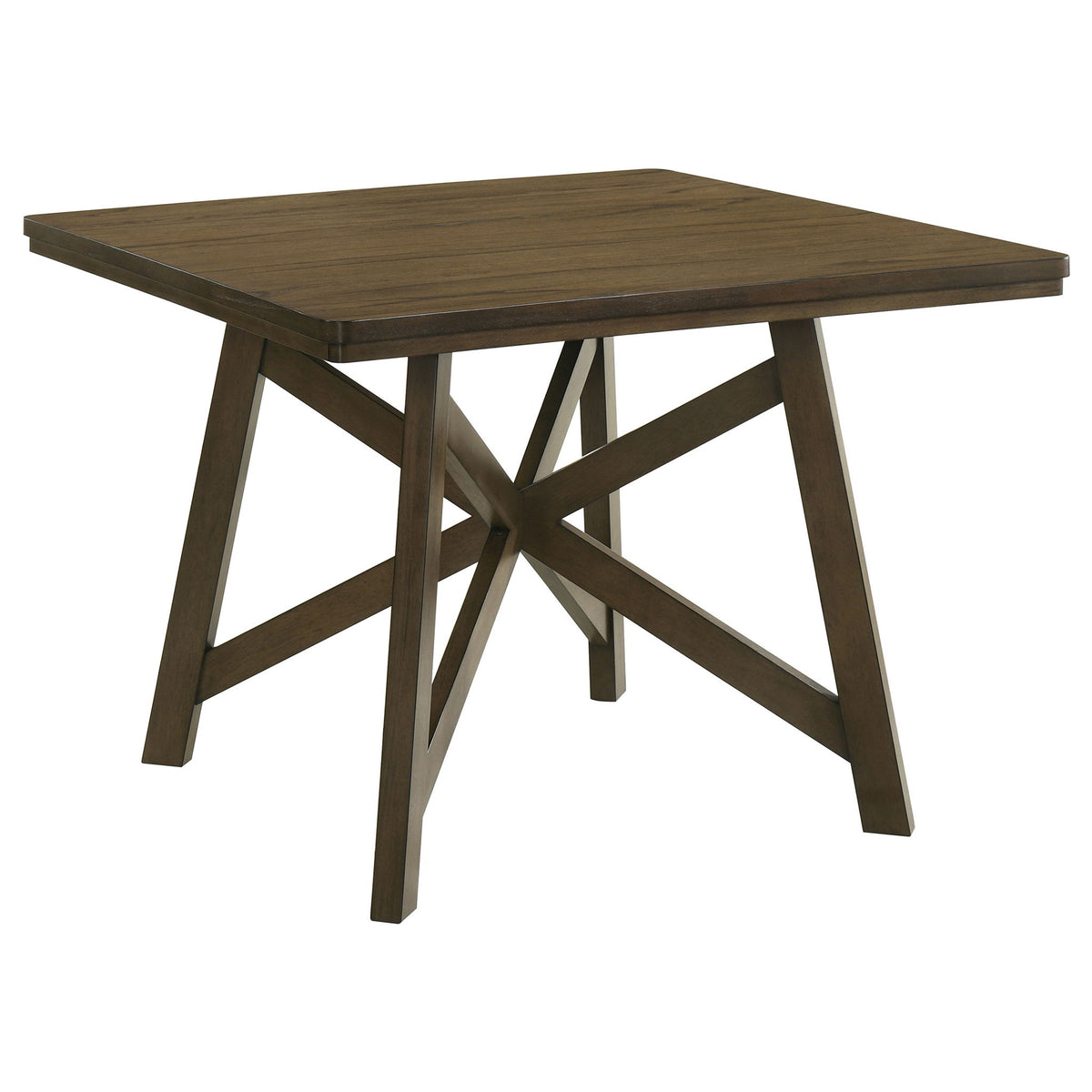 Maxine - Square Counter Height Dining Table - Brown