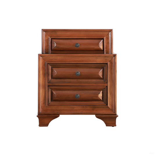 Storage Nightstand - Oak