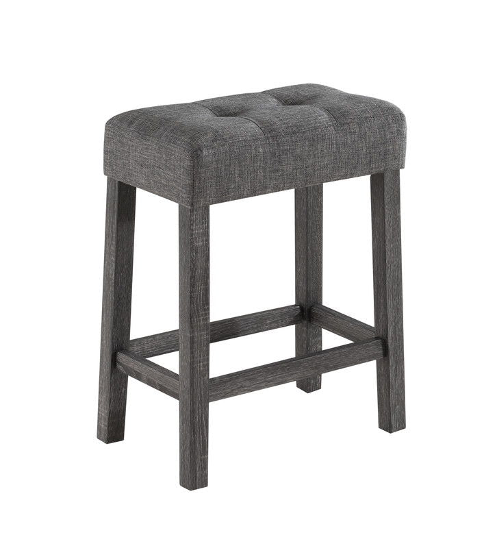 Lux - 3 Piece Counter Height Pub Table With Tufted Stools (Set of 3)