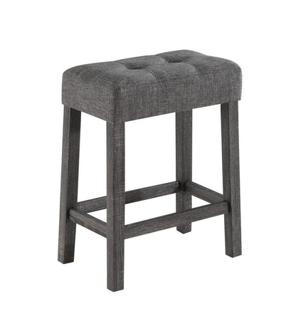 Lux - 3 Piece Counter Height Pub Table With Tufted Stools (Set of 3)