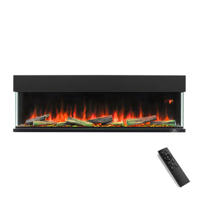 Multi Sided Electric Fireplace, With 5000 Btu Heating