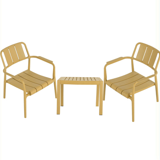 3 Piece Indoor / Outdoor Leisure Table And Chair Set