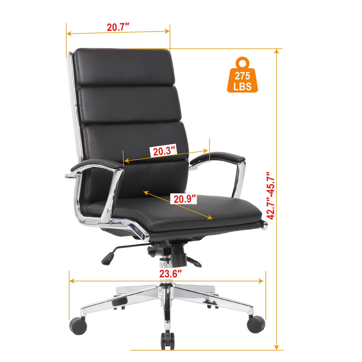 Breathable Mid Back Swivel Computer Chair With Foldable Armrest - Black