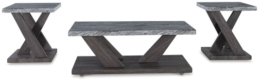 Bensonale - Occasional Table Set (Set of 3) - Brown / Gray