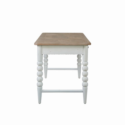 Turnberry Park - Writing Desk - Washed White & Toasted Oat