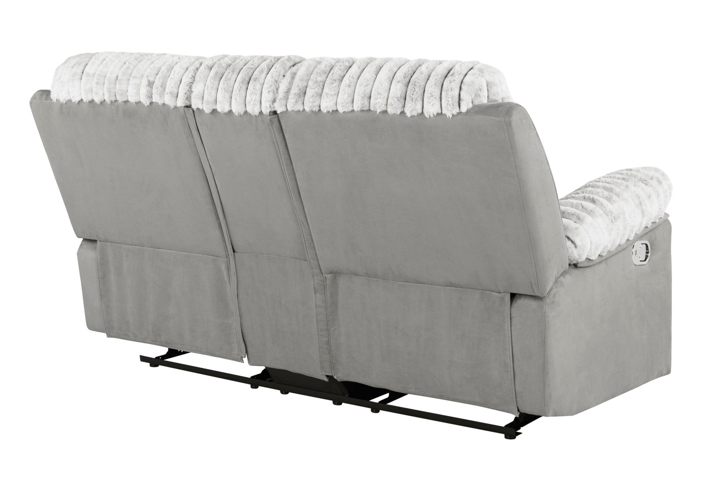 Global 68" Reclining Loveseat - Gray