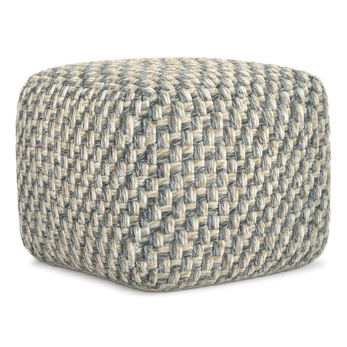 Beatrix - Square Pouf - Multi