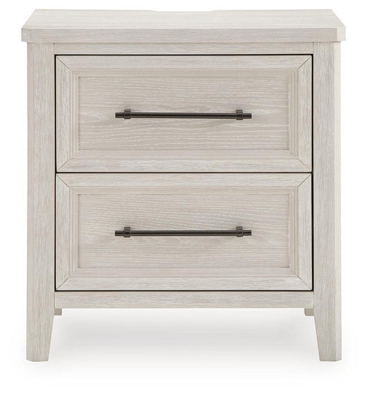 Darbonton - Two Drawer Night Stand - Dove White